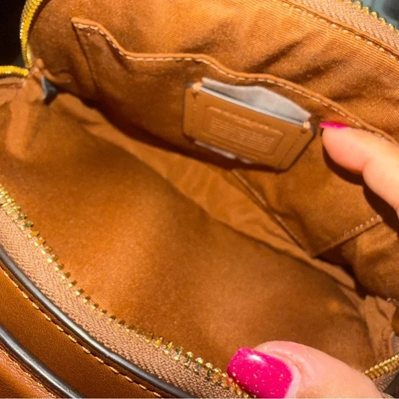 Coach Serena Satchel In Signature Canvas With Stripe. - Picture 13 of 16